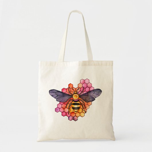 Honeycomb Bee Tragetasche (Vorne)