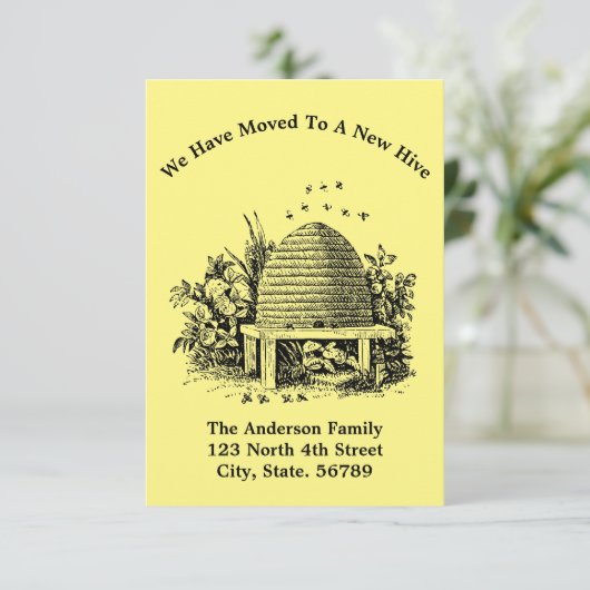 Honeycomb Beehive New Zuhause (Stehend Vorderseite)