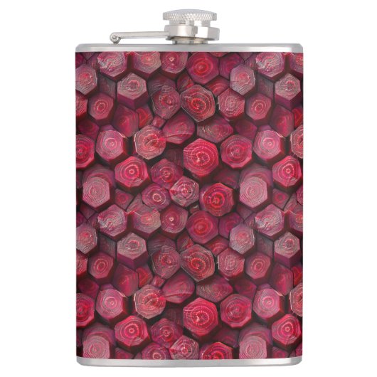 Honeycomb Beetroots Flachmann (Vorderseite)