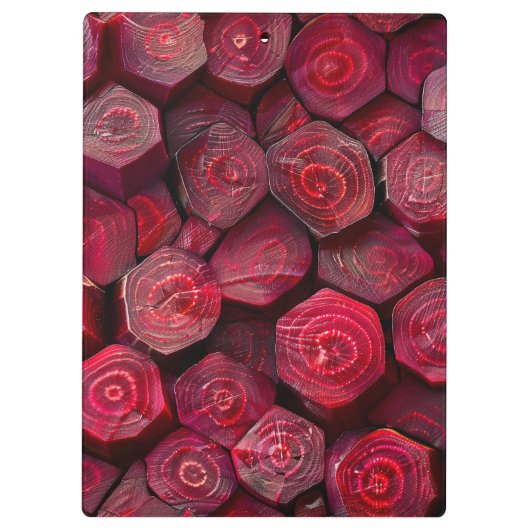 Honeycomb Beetroots Klemmbrett (Rückseite)