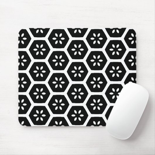 Honeycomb-Blume v1 Mousepad (Mit Mouse)