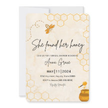 Honeycomb Bridal Dusche Einladung