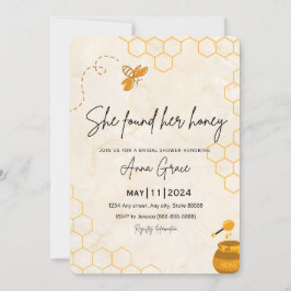 Honeycomb Bridal Dusche Einladung