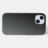 Honeycomb Brushed Metal Grill Case-Mate iPhone Hülle (Rückseite (Horizontal))