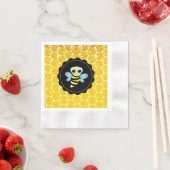 Honeycomb Bumble Bee Baby Dusche Napkins Serviette (Beispiel)
