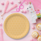 Honeycomb Bumblebee Baby Dusche Pappteller (Party)