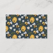 Honeycomb Bumblebee Babydusche Windelwanne Begleitkarte (Rückseite)