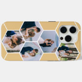 Honeycomb Foto Collage 5 Picture Honey Case-Mate iPhone Hülle (Rückseite (Horizontal))