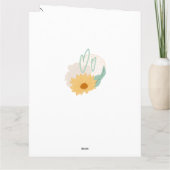 Honeycomb Foto Collage Bee Happy Birthday Karte (Rückseite)