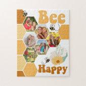 Honeycomb Foto Collage Bee Happy Kids Puzzle (Vertikal)