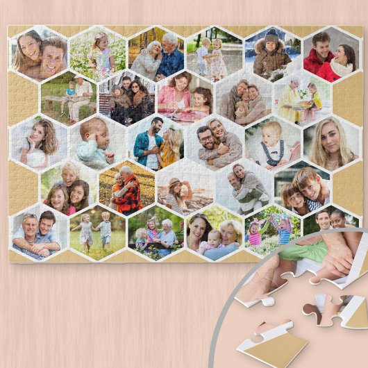 Honeycomb Foto Collage Custom Bild 1000 Stück Puzzle