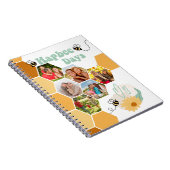 Honeycomb Foto Collage Niedliche Hummel Notizblock (Rechte Seite)