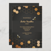 Honeycomb Geburtstagsparty Einladungen (Vorne/Hinten)