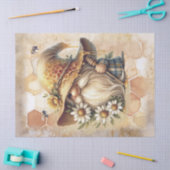 Honeycomb Gnome Seidenpapier (Basteln)