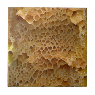 Honeycomb gold abstrakte Digitalkunst Fliese