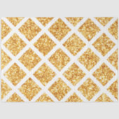 Honeycomb Gold Glitzer Boho Popular Collection Seidenpapier (Vorderseite)