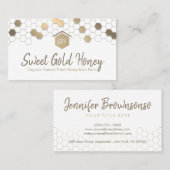 Honeycomb Gold Zuhause Real Anwesen Visitenkarte (Vorne/Hinten)