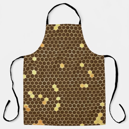 Honeycomb Golden Honey Pattern Schürze (Vorderseite)