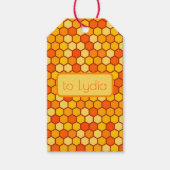 Honeycomb Hexagon Geschenkanhänger (Vorderseite)