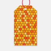 Honeycomb Hexagon Geschenkanhänger (Rückseite)