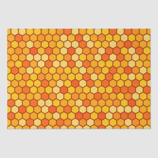 Honeycomb Hexagon Seidenpapier (Vorderseite)