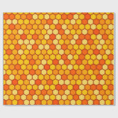 Honeycomb Hexagon Wrapping Paper | Geschenkpapier (Flach)