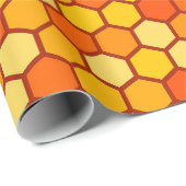 Honeycomb Hexagon Wrapping Paper | Geschenkpapier (Rolleneckpunkt)
