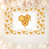 Honeycomb Honey Bee Niedlich Baby Dusche Banner
