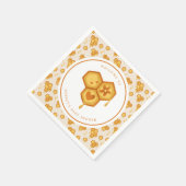 Honeycomb Honey Bee Niedlich Baby Dusche Serviette (Ecke)