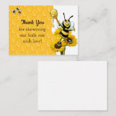 Honeycomb Honey Bee Vielen Dank Karten (Vorne/Hinten)