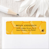 Honeycomb Honeybee Rücksendeadresse (Insitu)