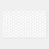 Honeycomb Image Rechteckiger Aufkleber (Vorderseite)