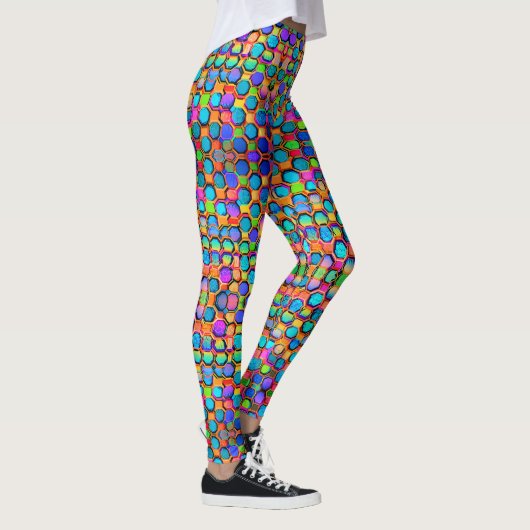 Honeycomb Kaleidoscope Leggings (Rechts)
