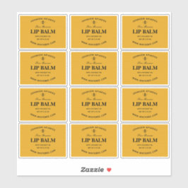 Honeycomb Lip BeesWachs Balm Labels