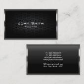 Honeycomb Metal Cells Realtor Business Card Visitenkarte (Vorne/Hinten)