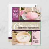 Honeycomb Modern Foto Vorlage Business Postkarte (Vorne/Hinten)