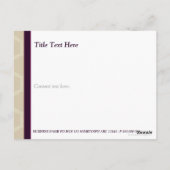 Honeycomb Modern Foto Vorlage Business Postkarte (Rückseite)