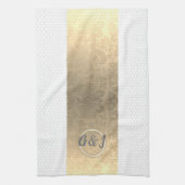 Honeycomb Monogram Küchentücher (Vertikal)