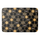 Honeycomb Pattern Badematte (Vorderseite)