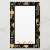 Honeycomb Pattern Briefpapier (Vorderseite)