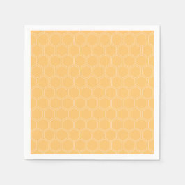 Honeycomb Pattern Bumblebee Baby Dusche Serviette
