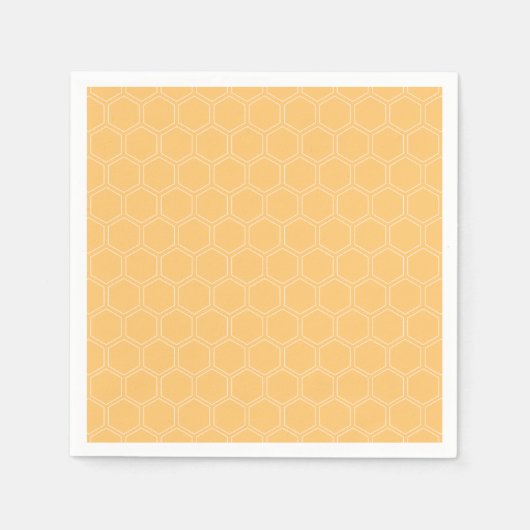 Honeycomb Pattern Bumblebee Baby Dusche Serviette (Vorderseite)