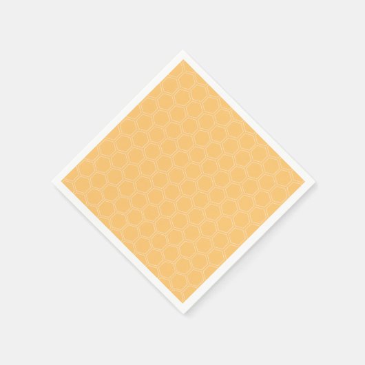 Honeycomb Pattern Bumblebee Baby Dusche Serviette (Ecke)