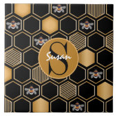 Honeycomb Pattern Fliese (Vorderseite)