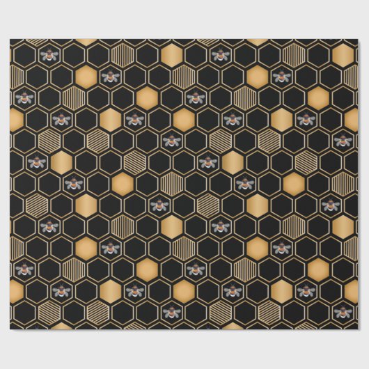 Honeycomb Pattern Geschenkpapier (Flach)