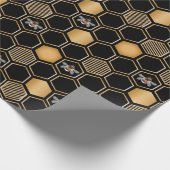 Honeycomb Pattern Geschenkpapier (Ecke)