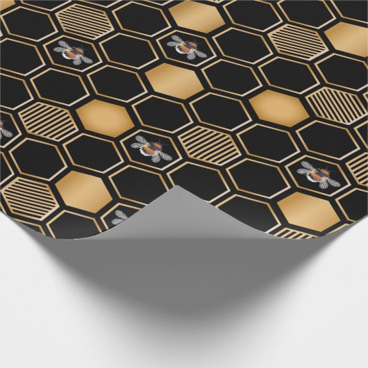 Honeycomb Pattern Geschenkpapier (Ecke)