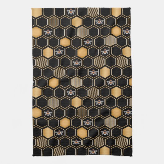 Honeycomb Pattern Geschirrtuch (Vertikal)