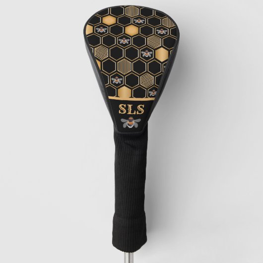 Honeycomb Pattern Golf Head Cover Headcover (Vorderseite)