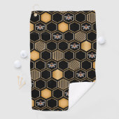 Honeycomb Pattern Golfhandtuch (Insitu)